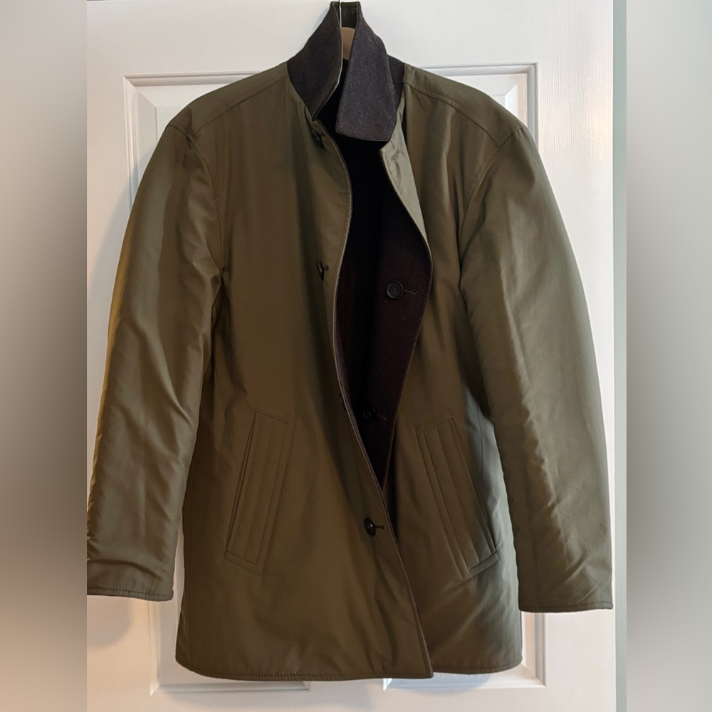 Jos. A Bank Traveler’s Collection wool to nylon reversable coat - Picture 5 of 8